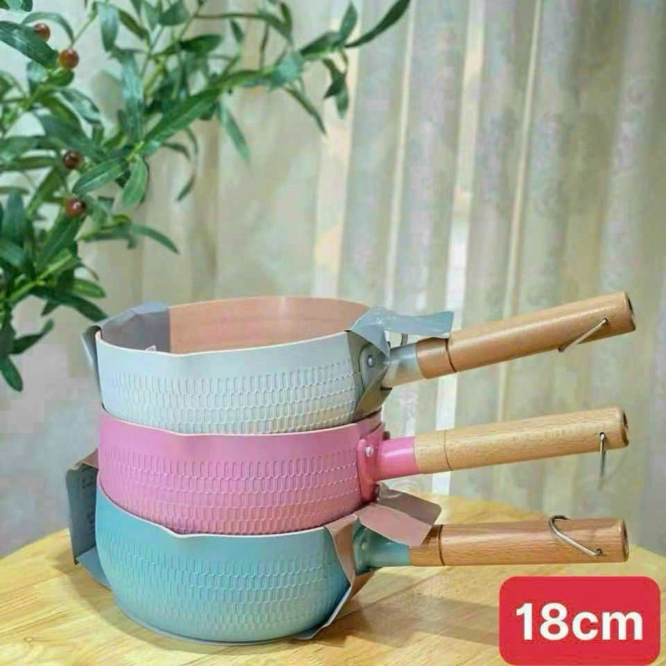 [40] Chảo Đá Màu Sắc Sâu Lòng 18cm
