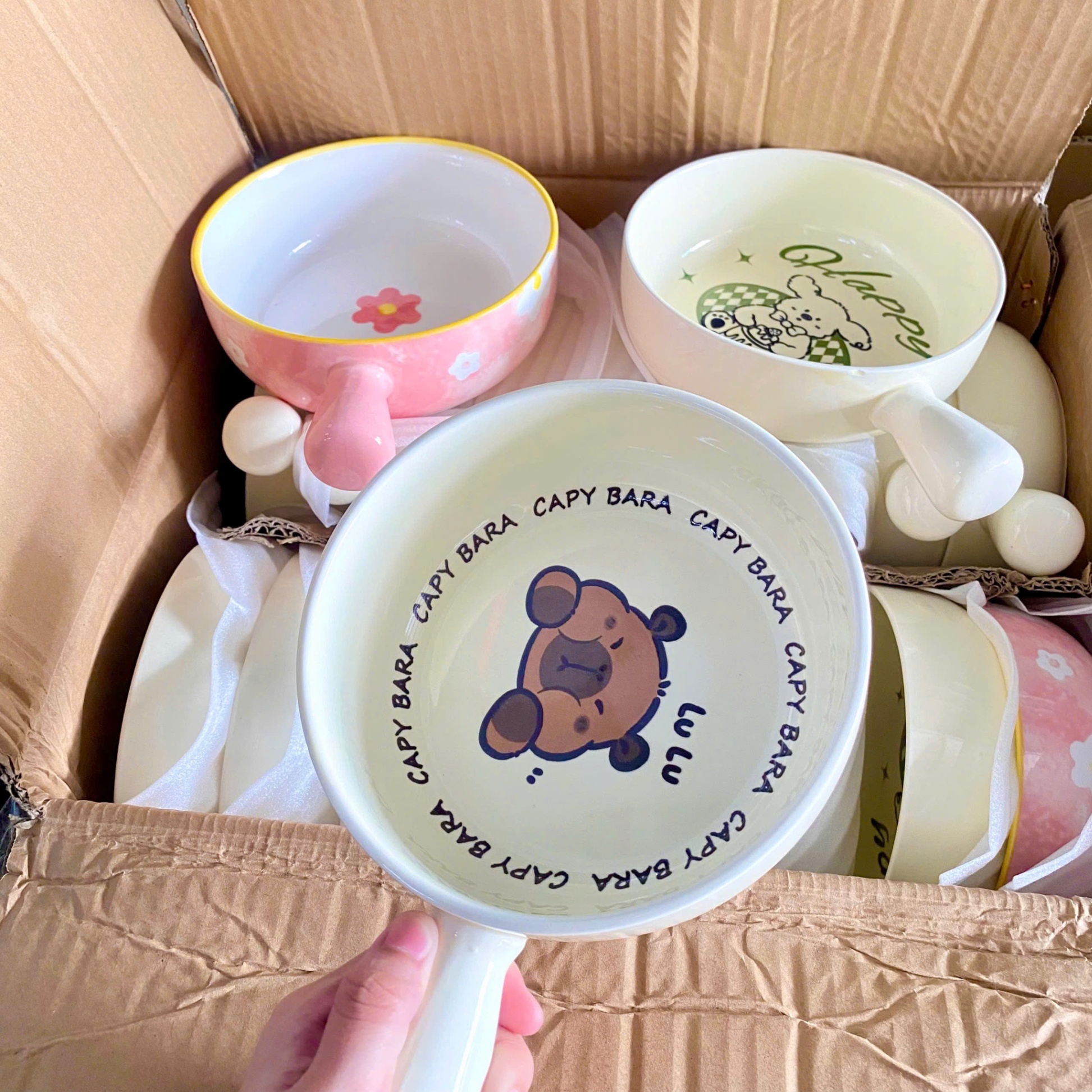 [54] Tô sứ 8inch có tay cầm