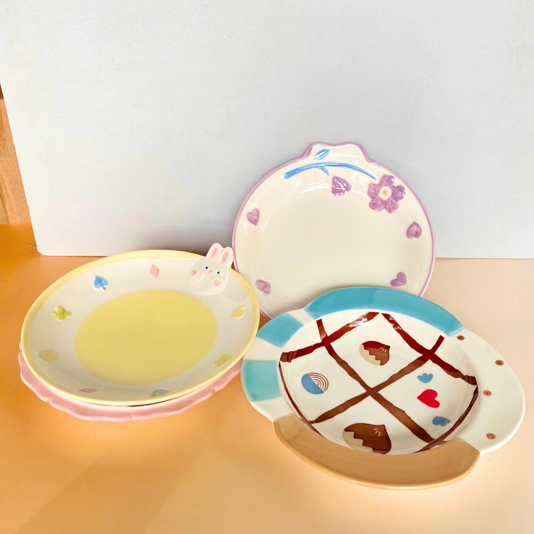 [40] Dĩa Sứ Tròn 8inch 3D