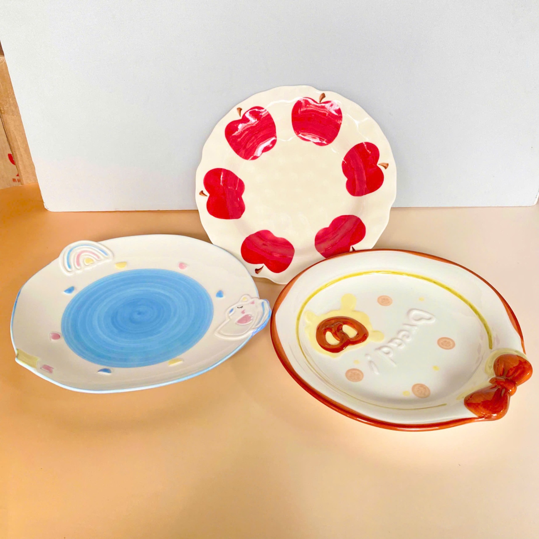 [40] Dĩa Sứ Tròn 8inch 3D