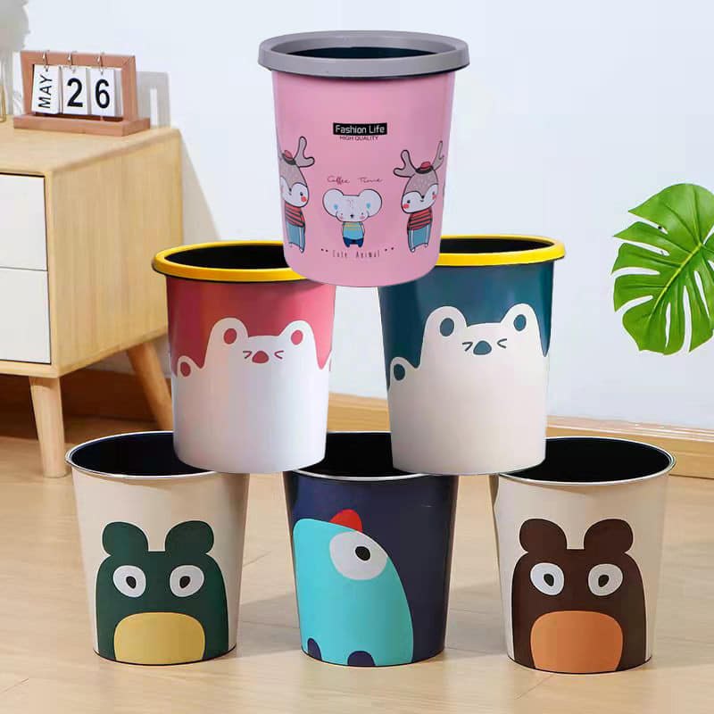 [100] Thùng Rác Nhựa Hoạt Hình