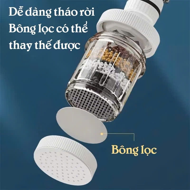 [240] Đầu lọc nước hình trụ xoay - 036