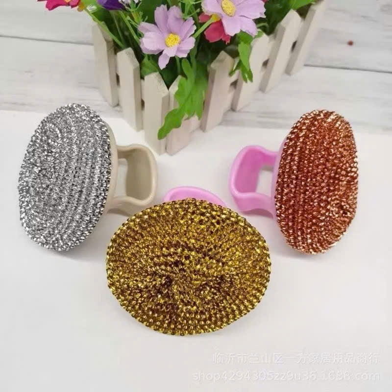 [700] Miếng Cọ Xoong Nồi Có Cán Cầm