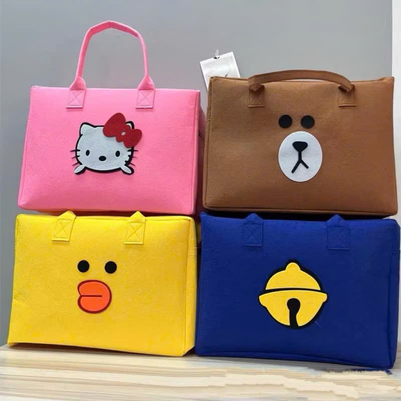 [200] Túi Đựng Đồ Size To Hoạ Tiết Hoạt Hình