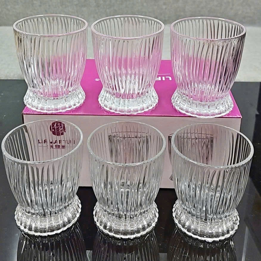 [12]Set 6 Ly Thuỷ Tinh Sọc 8395JW