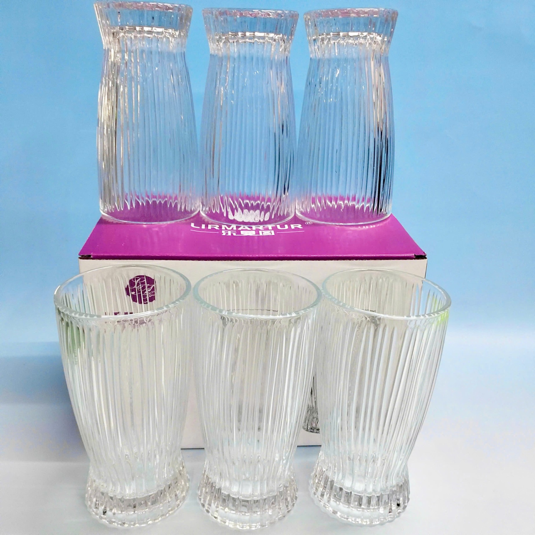 [8] Set 6 Ly Thuỷ Tinh PK76149