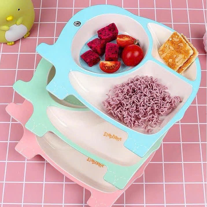 [120] Khay ăn dặm nhiều ngăn hoạt hình