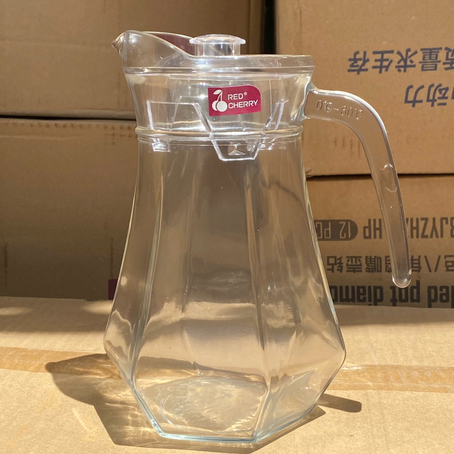 [12] Bình nước thuỷ tinh LJH 1.3L