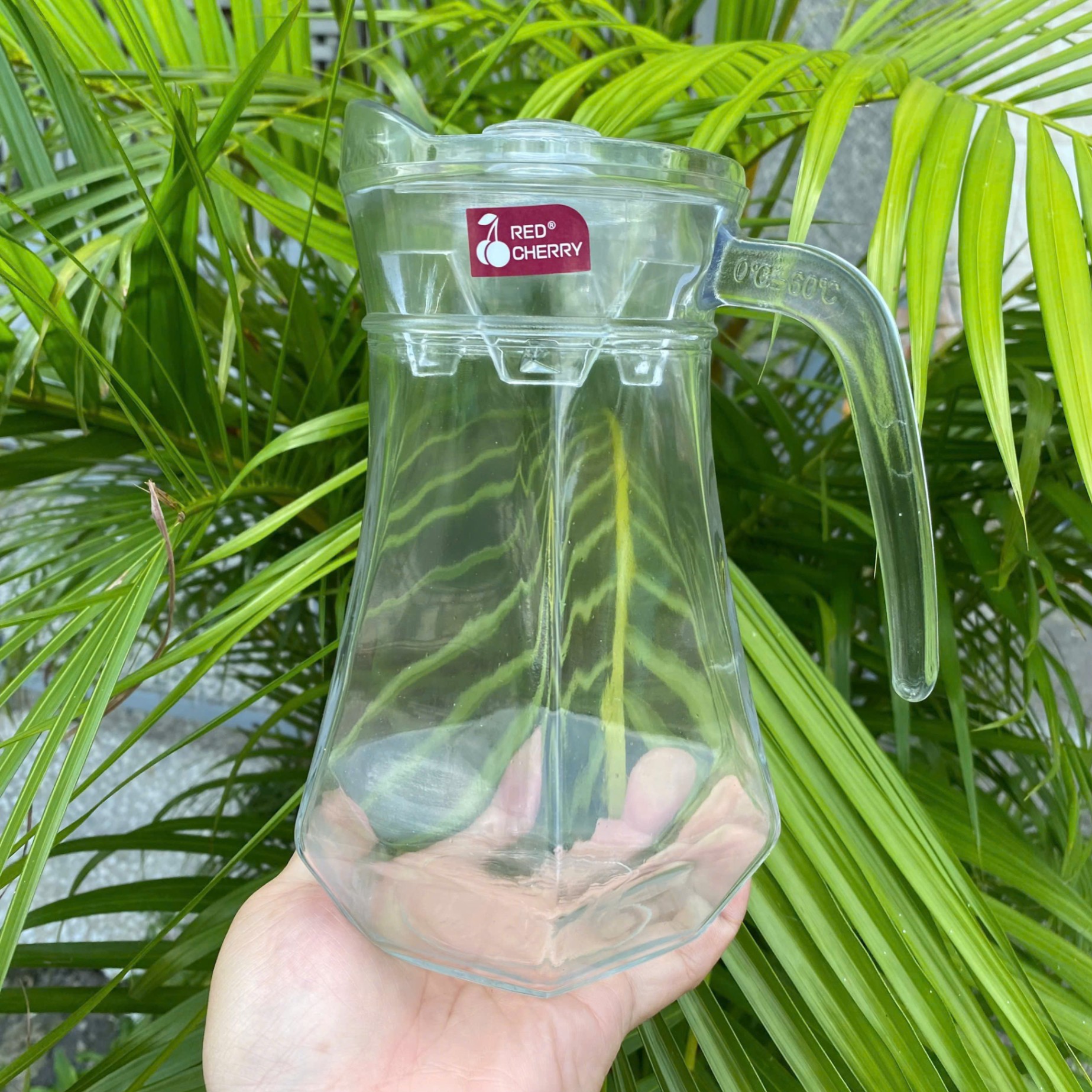 [12] Bình nước thuỷ tinh LJH 1.3L