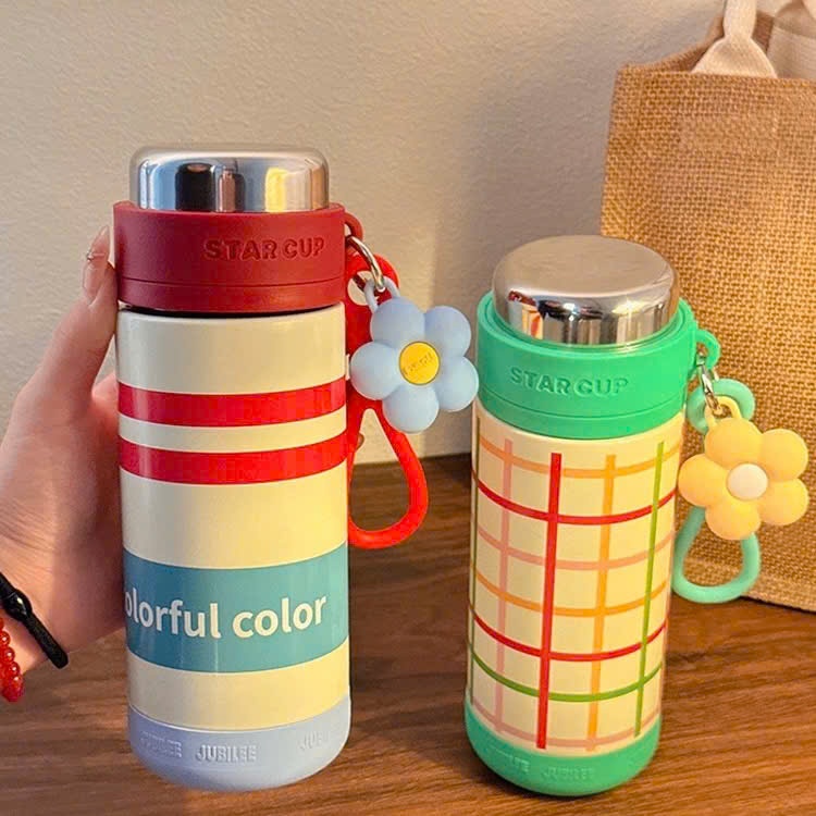 [50] Bình Giữ Nhiệt Màu Sắc CÓ QUAI 500ml
