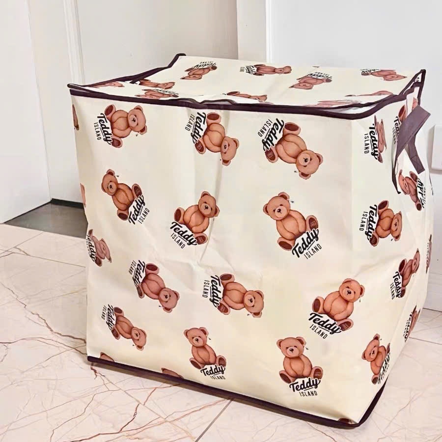 [400] Túi Đựng Chăn Màn 100L Hình GẤU (NEW)