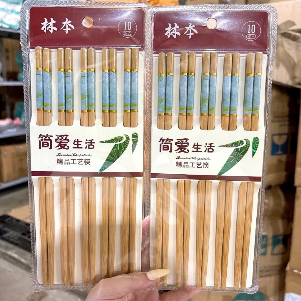 Set 10 Đũa Trúc Nhật chất lượng, đũa trúc Nhật Bản giá rẻ