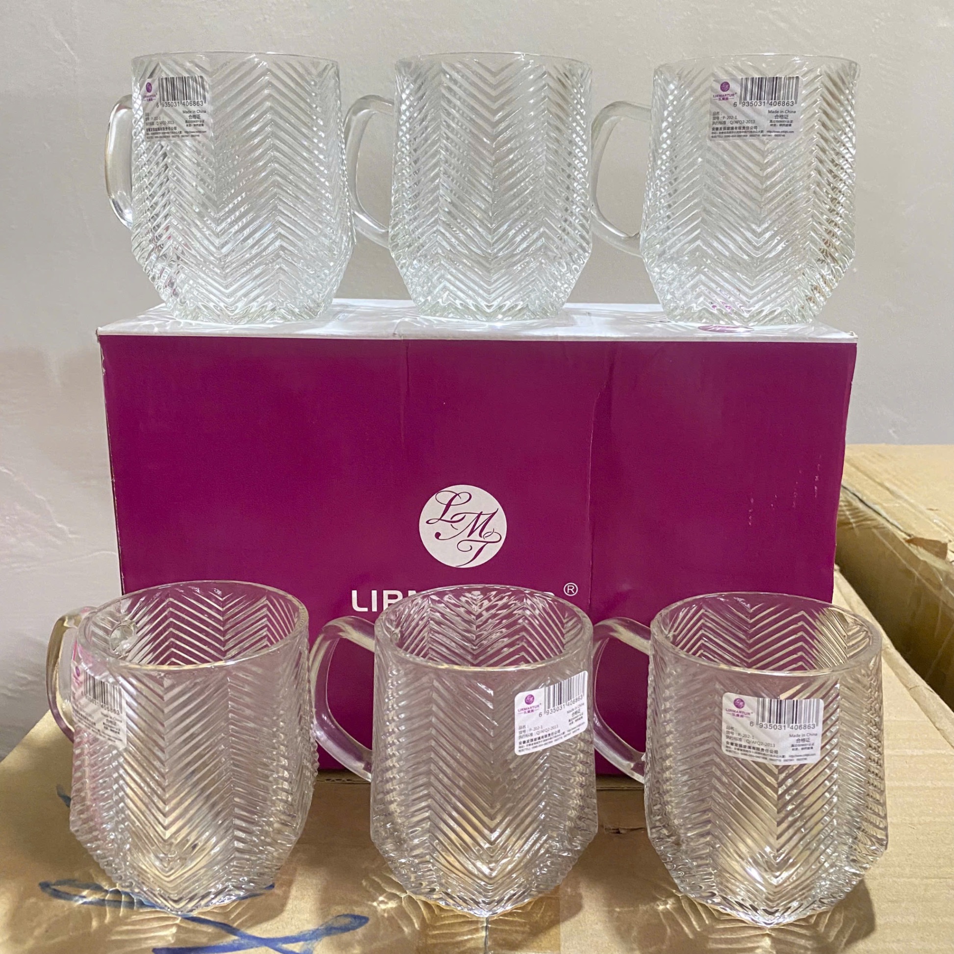 [12] Ly Thuỷ Tinh 225ml LIRMARTUR P202 (1 CÁI)