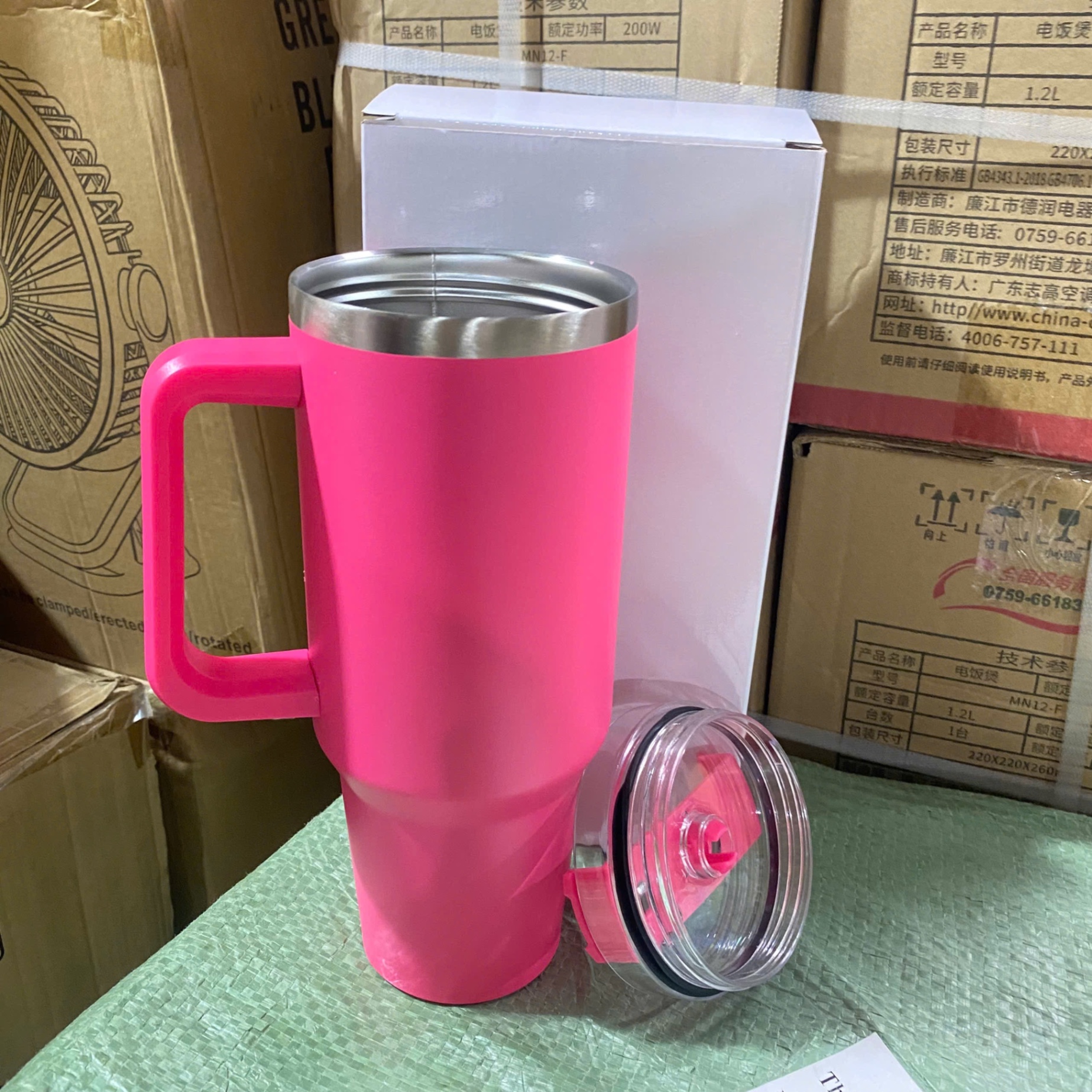 [25] Bình Giữ Nhiệt Có Quai Ngang 1200ml - CTT061