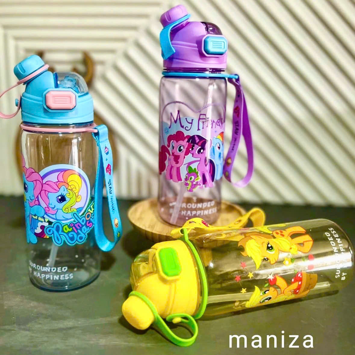 [80] Bình nước nhựa hoạt hình 850ml