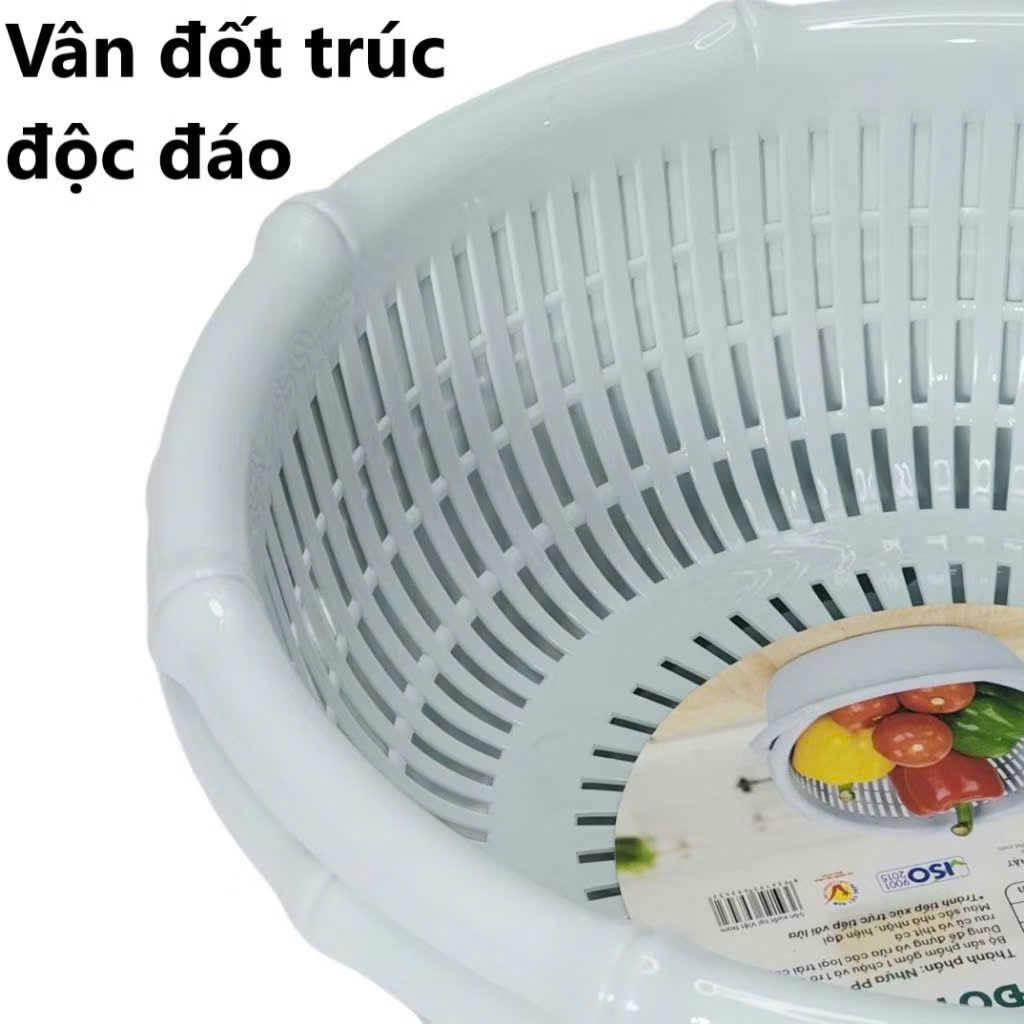 [20] Bộ Chậu, Rổ Đốt Trúc 3T2 Hokori 2326-1