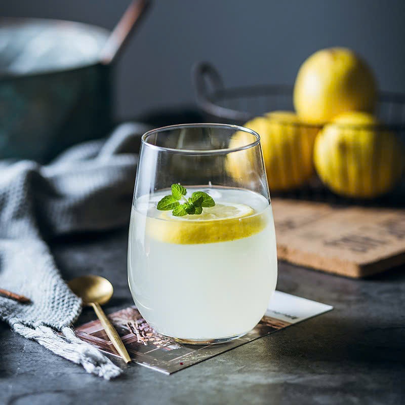 [12] Set 6 ly thuỷ tinh bầu 7018-3