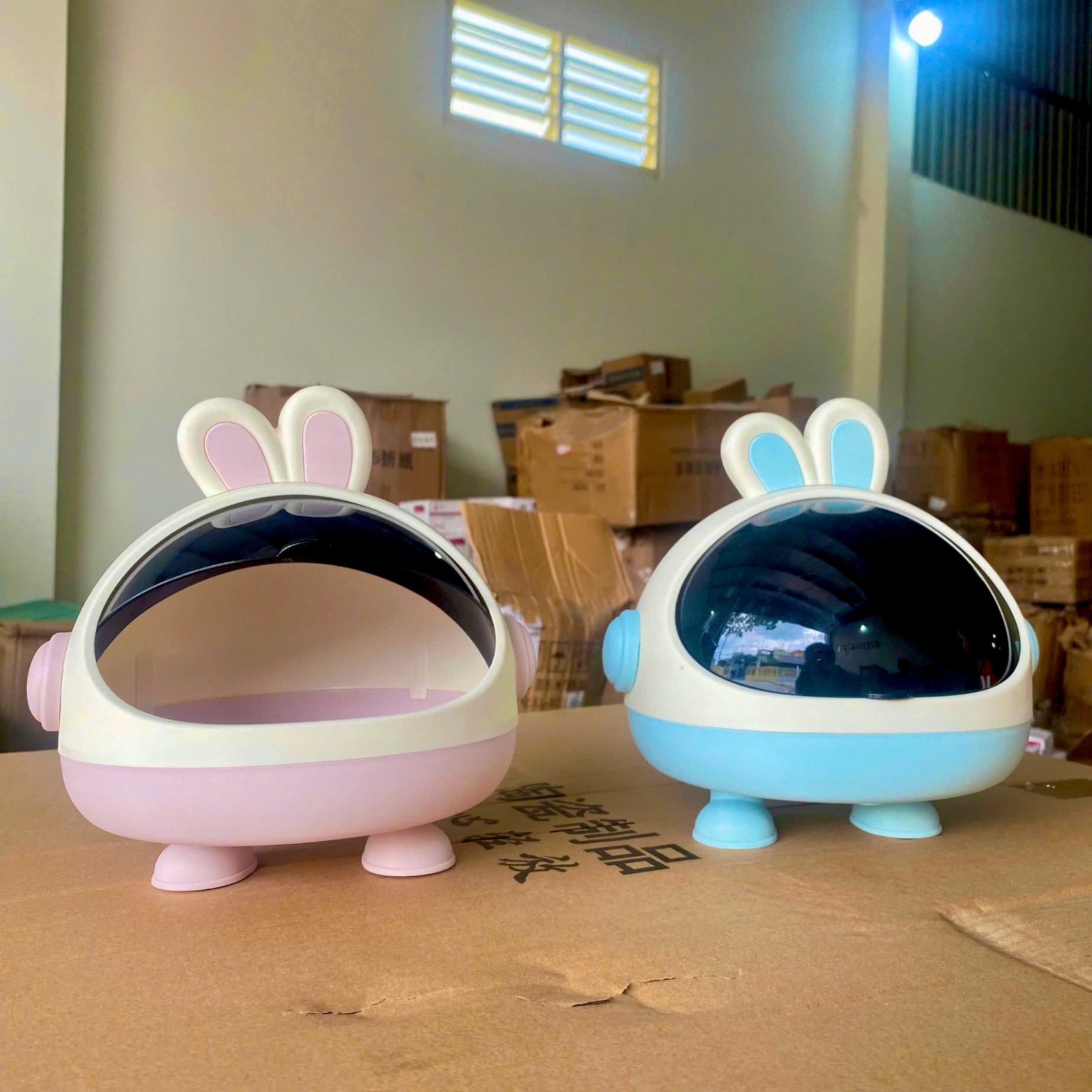 [36] Hộp Đựng Đồ Để Bàn Tai Thỏ