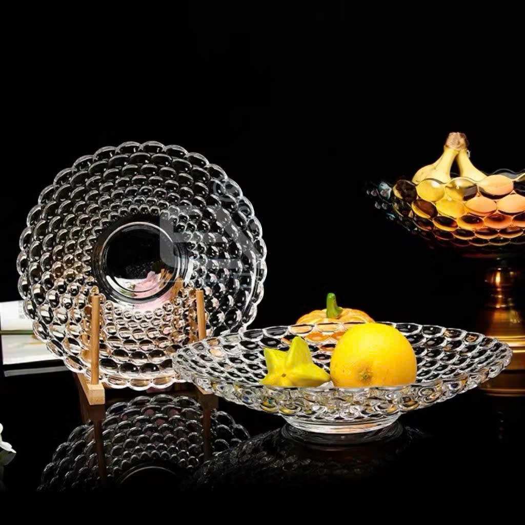 [12] Đĩa Thủy Tinh Chấm Bi D-42