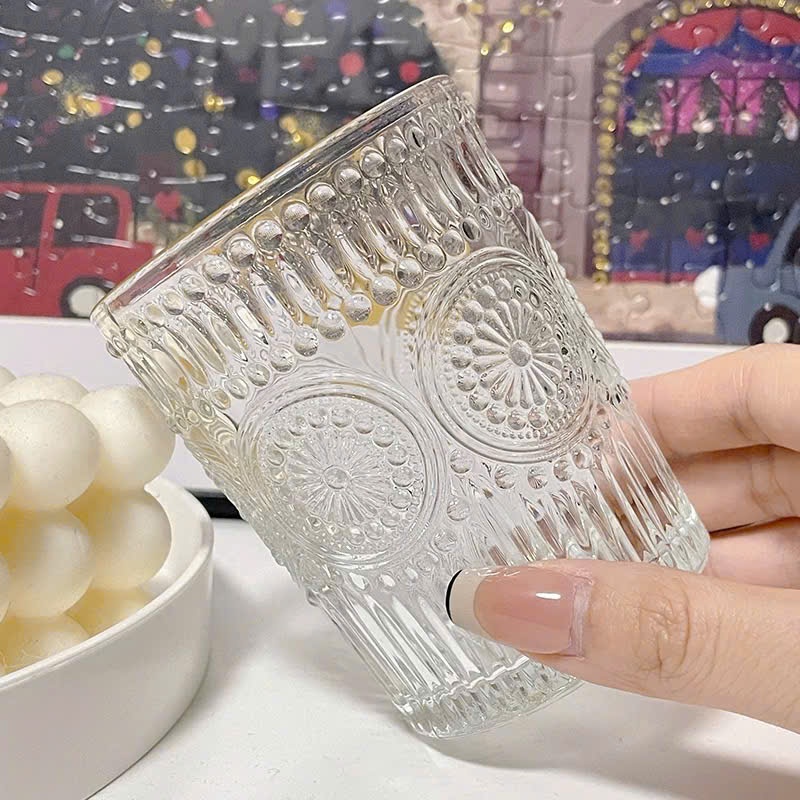 [12] Hộp 6 ly thuỷ tinh hoa hướng dương