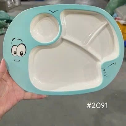 [120] Khay ăn dặm nhiều ngăn hoạt hình
