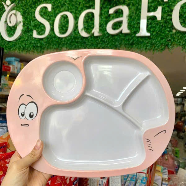 [120] Khay ăn dặm nhiều ngăn hoạt hình