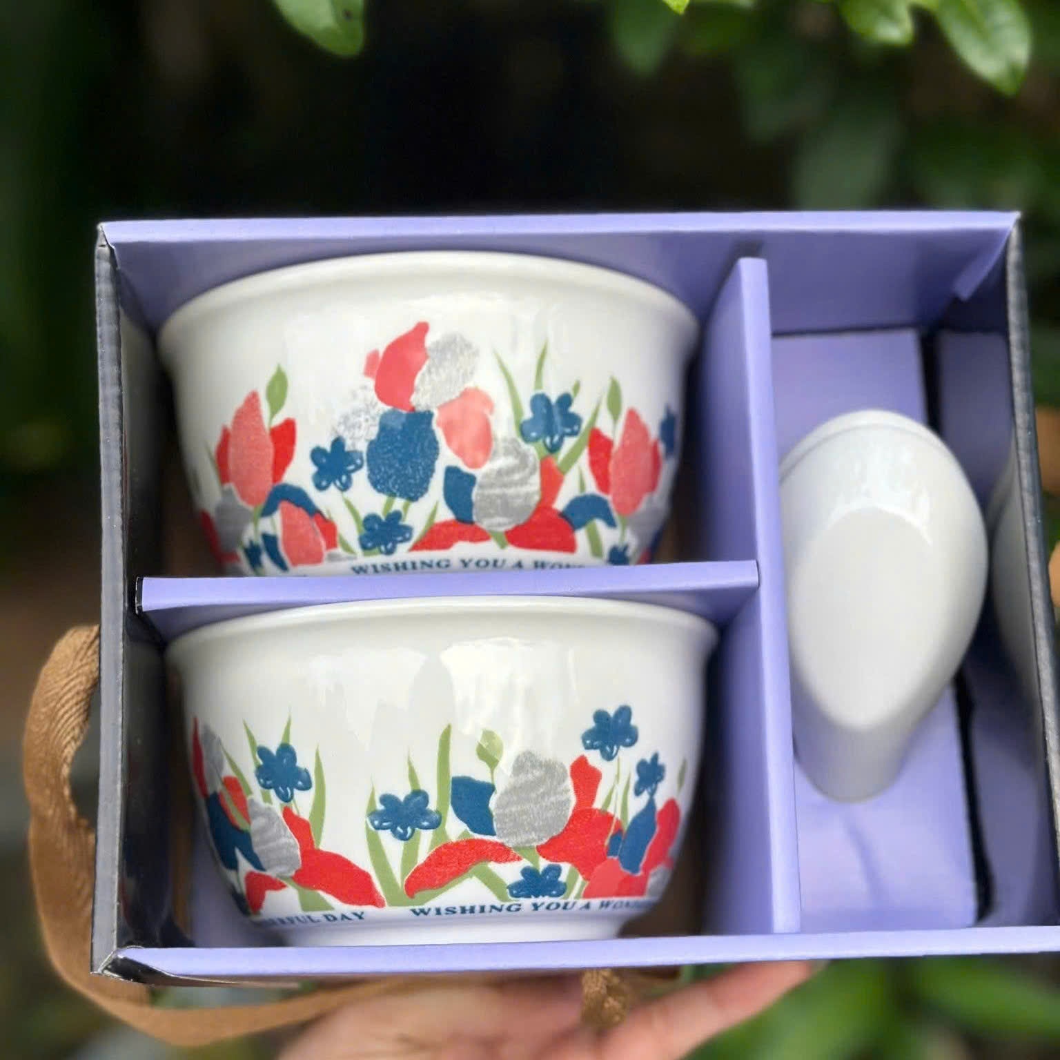 [40] Set 2 chén sứ TULIP (Pro)