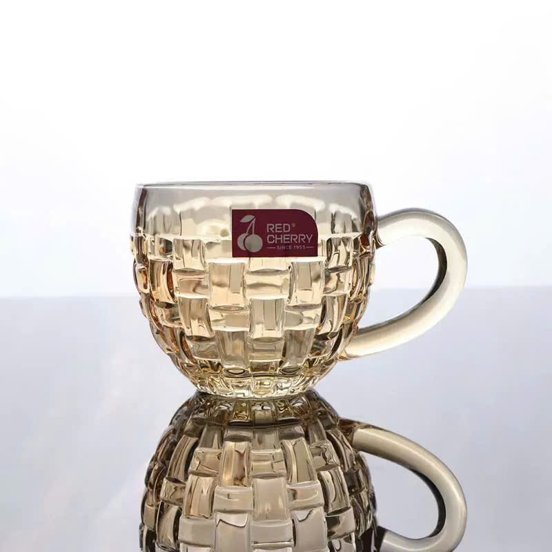 [12] BỘ 6 Ly Thuỷ Tinh Vàng Trà 210ml ZB44/45A