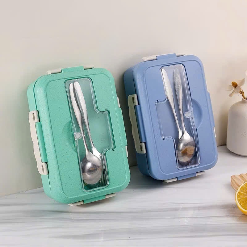 [96] Hộp Cơm Lúa Mạch 3 NGĂN - Ngẫu nhiên