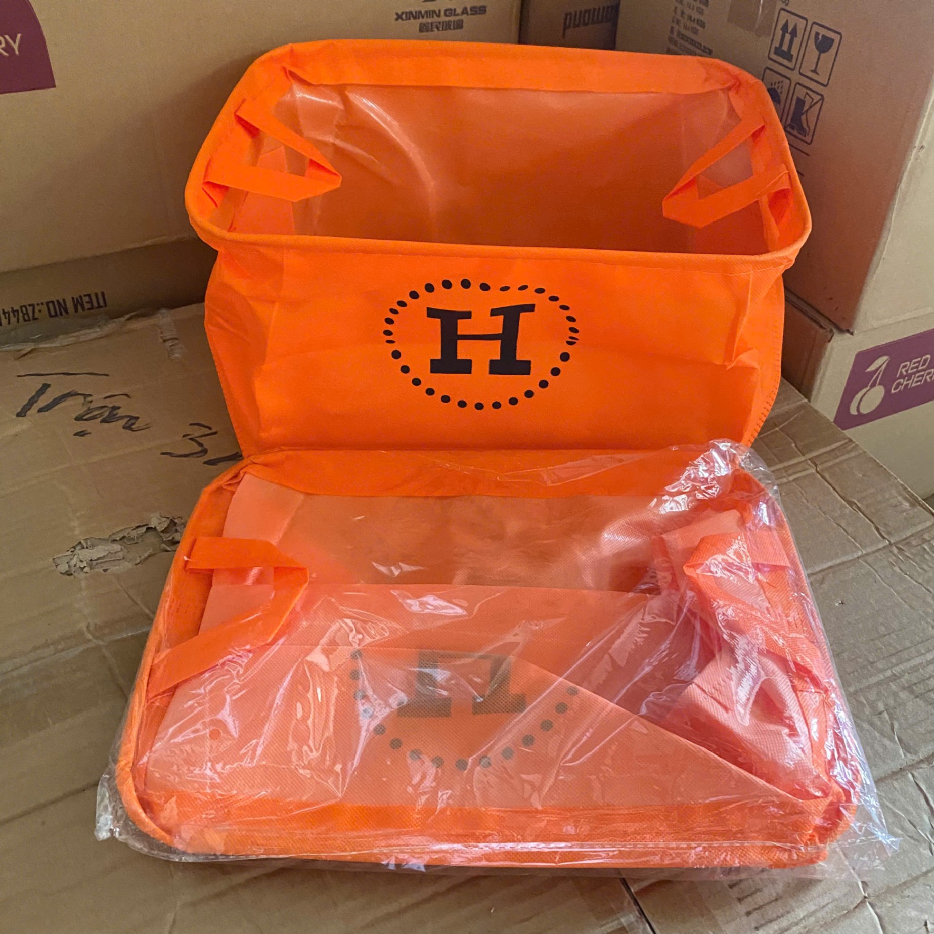 [160] Túi Đựng Quần Áo HM - Cam