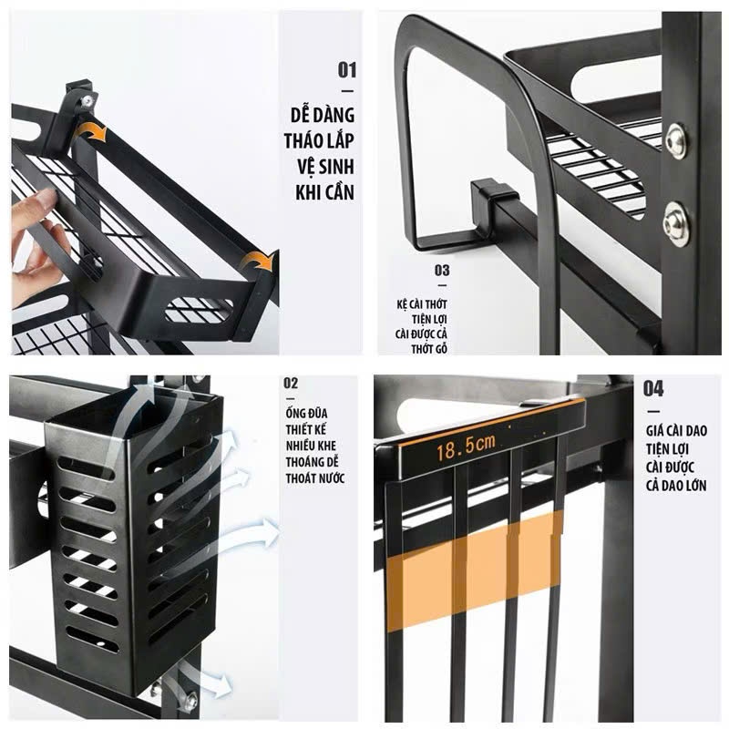 [1] Kệ gia vị 3 tầng (HÀNG ĐẸP)