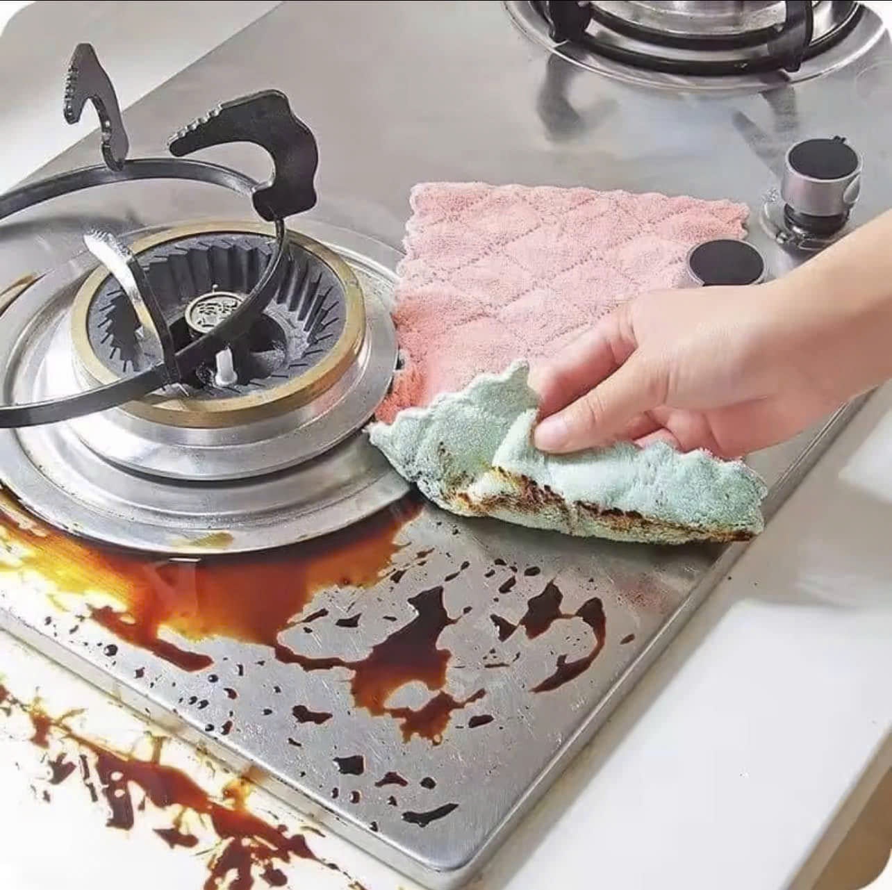 [200] Set 10 Khăn Lau Đa Năng MẪU TRƠN