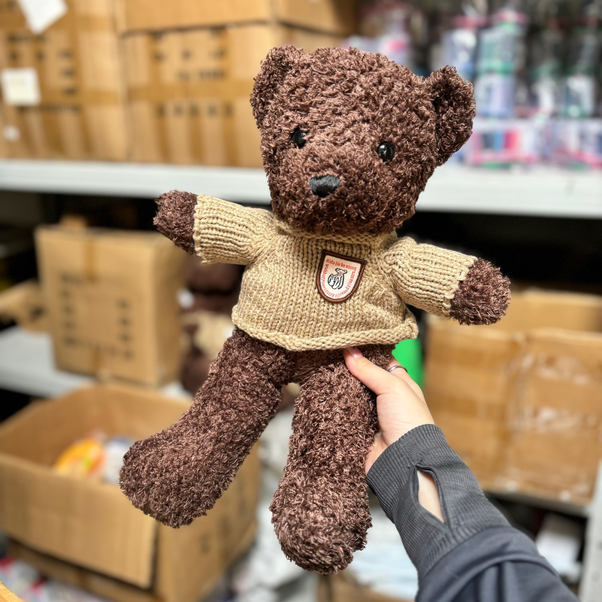 [100] Gấu bông Teddy lông xoăn