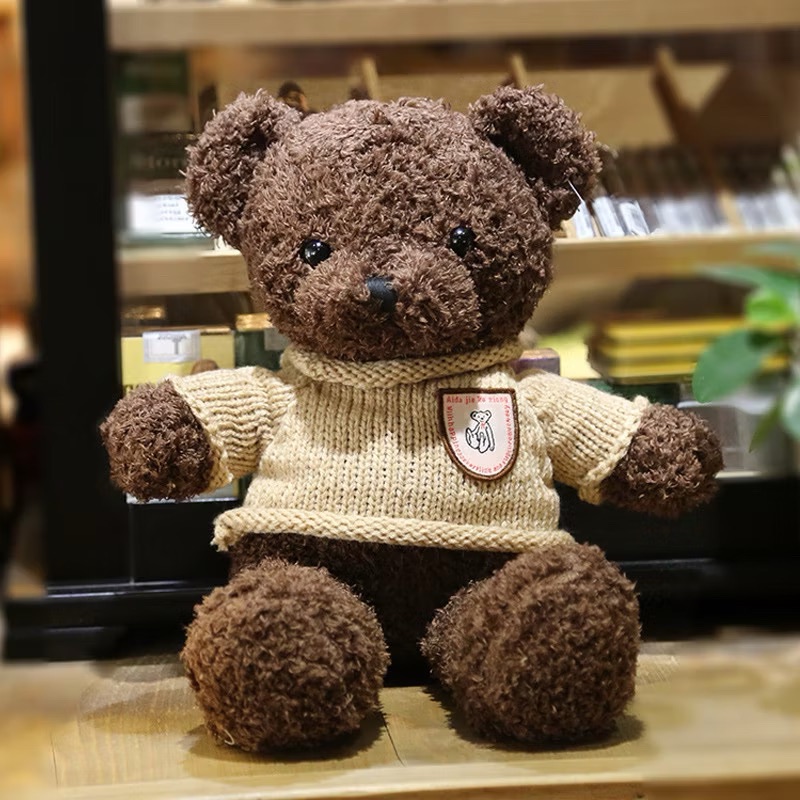 100 Gấu bông Teddy lông xoăn