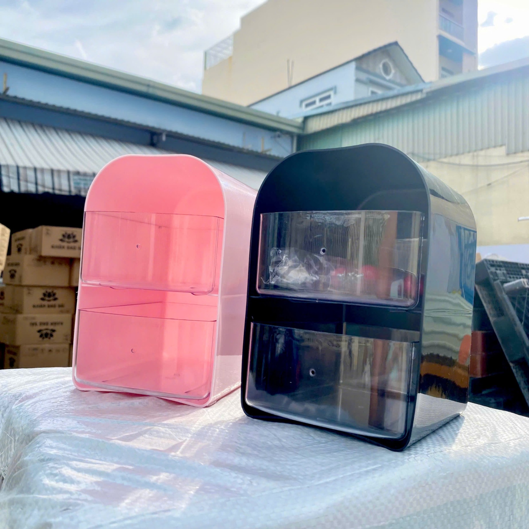 [27] Tủ Đựng Đồ 2 Ngăn Để Bàn