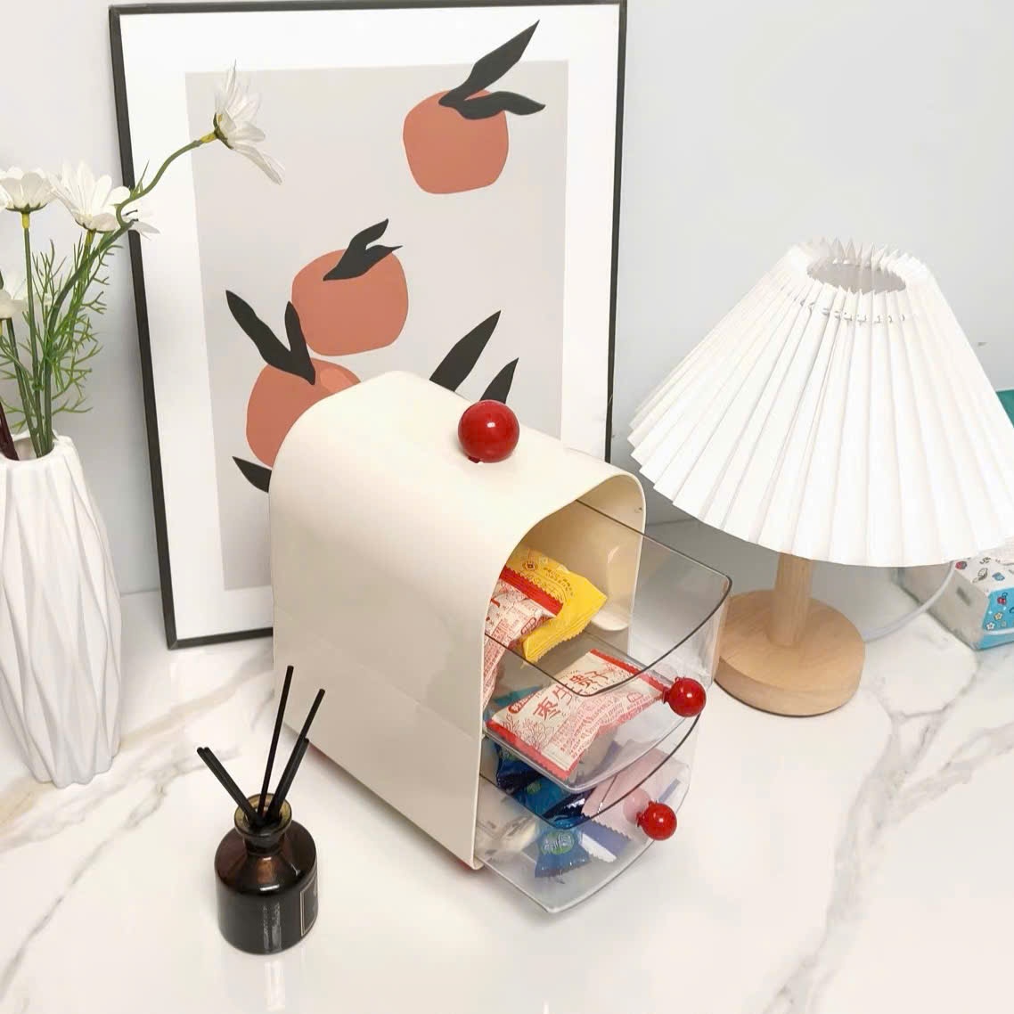 [27] Tủ Đựng Đồ 2 Ngăn Để Bàn