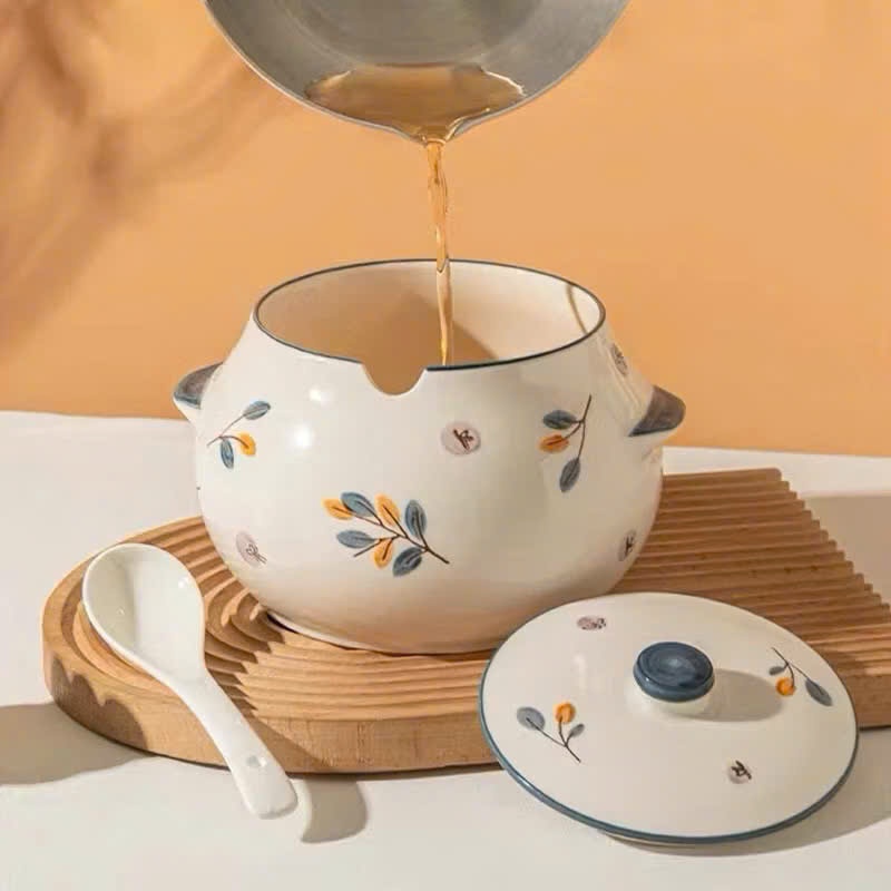 [16] Hũ đựng mỡ 1500ml (hoa TÍM)