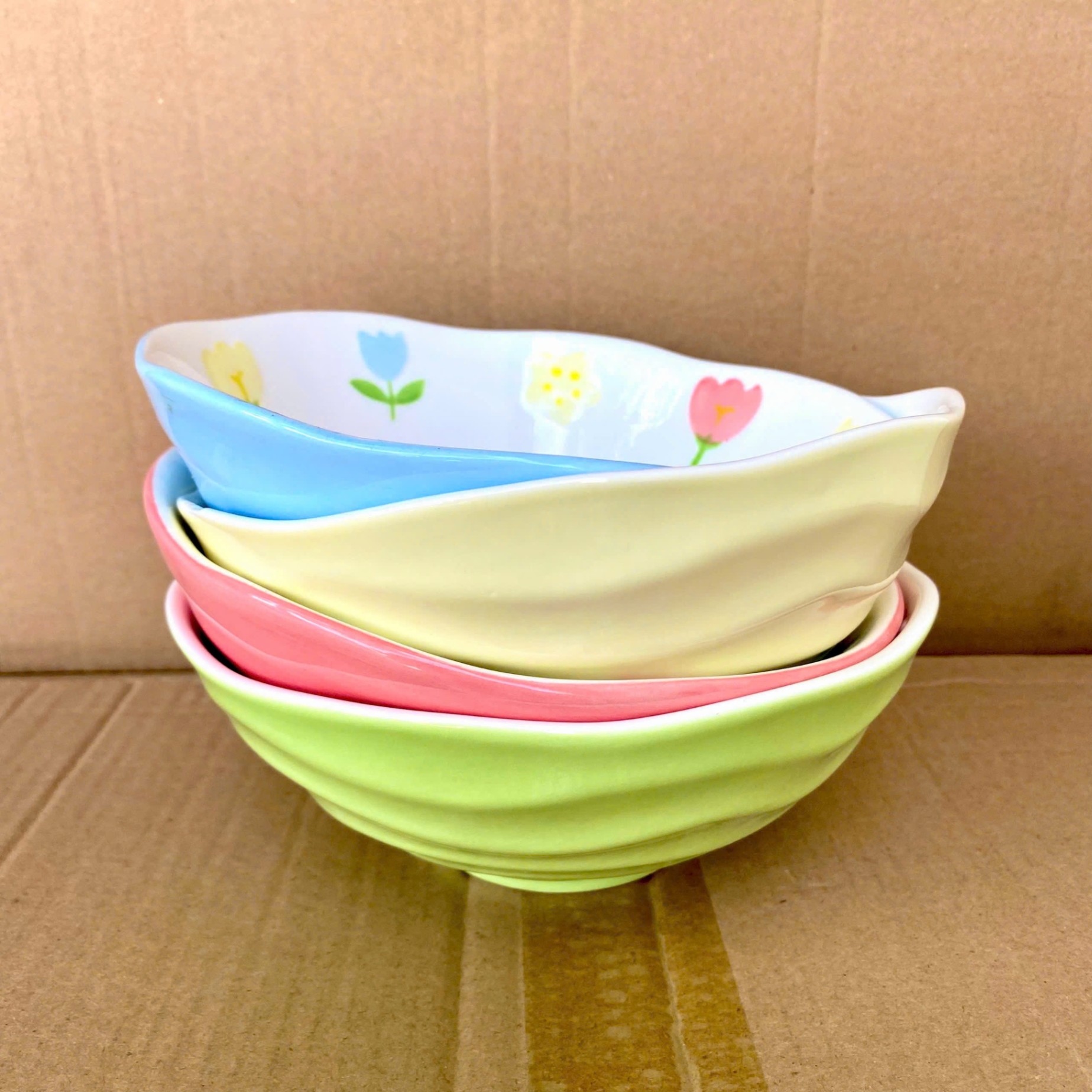 [50] Tô Sứ 8inch Hoa 3D