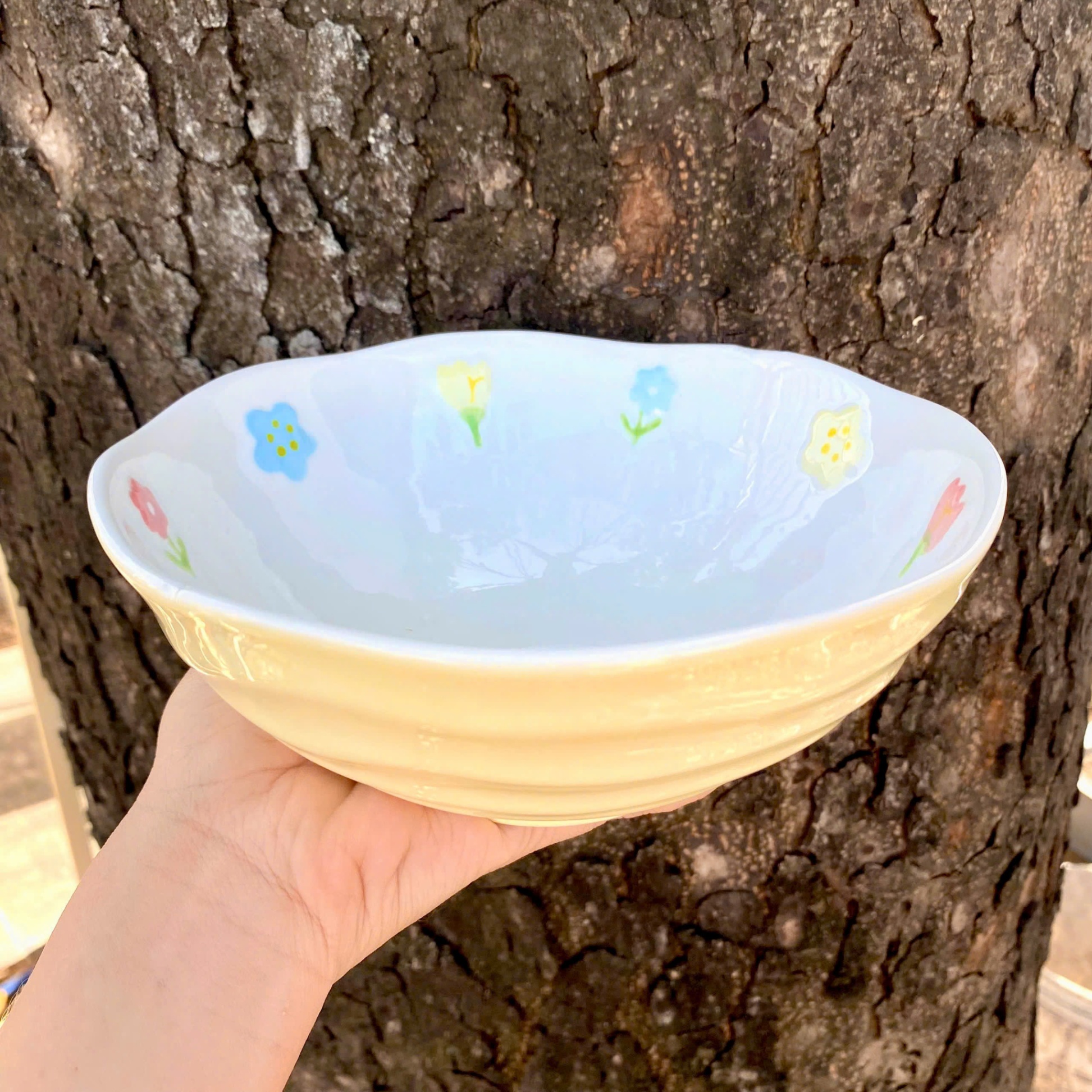 [50] Tô Sứ 8inch Hoa 3D