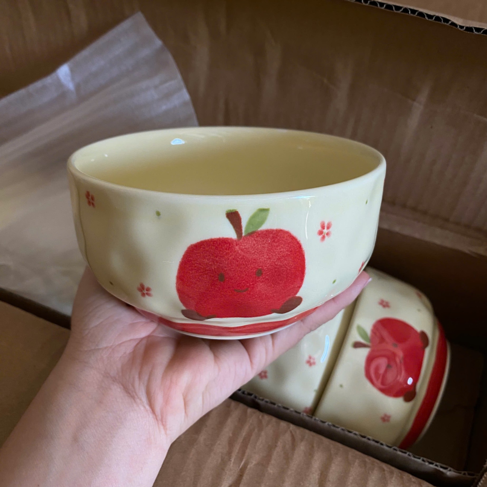 [100] Chén Sứ Trái Cây 3D 4.7inch SY18