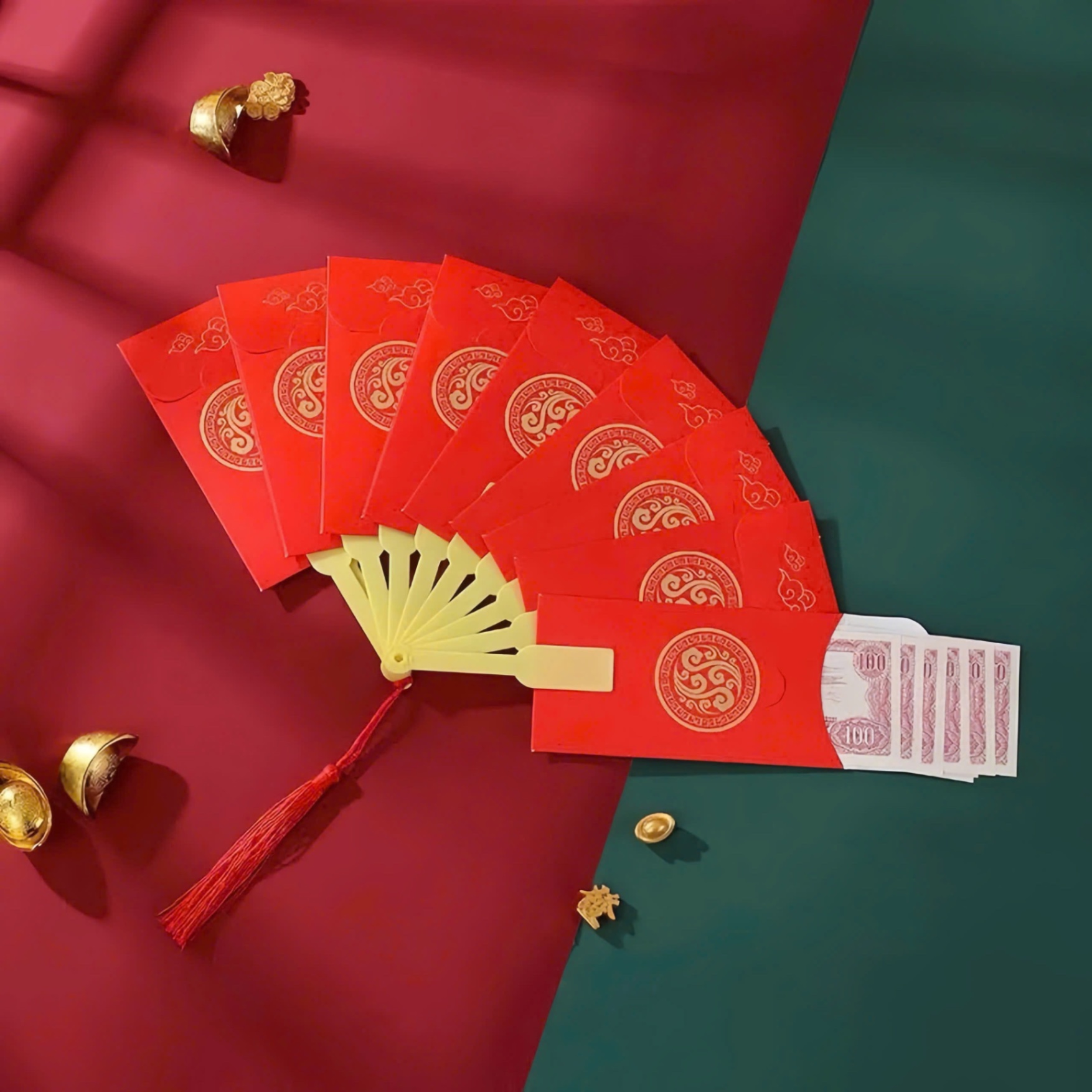 [-] Lì Xì CƯỚI HÌNH QUẠT