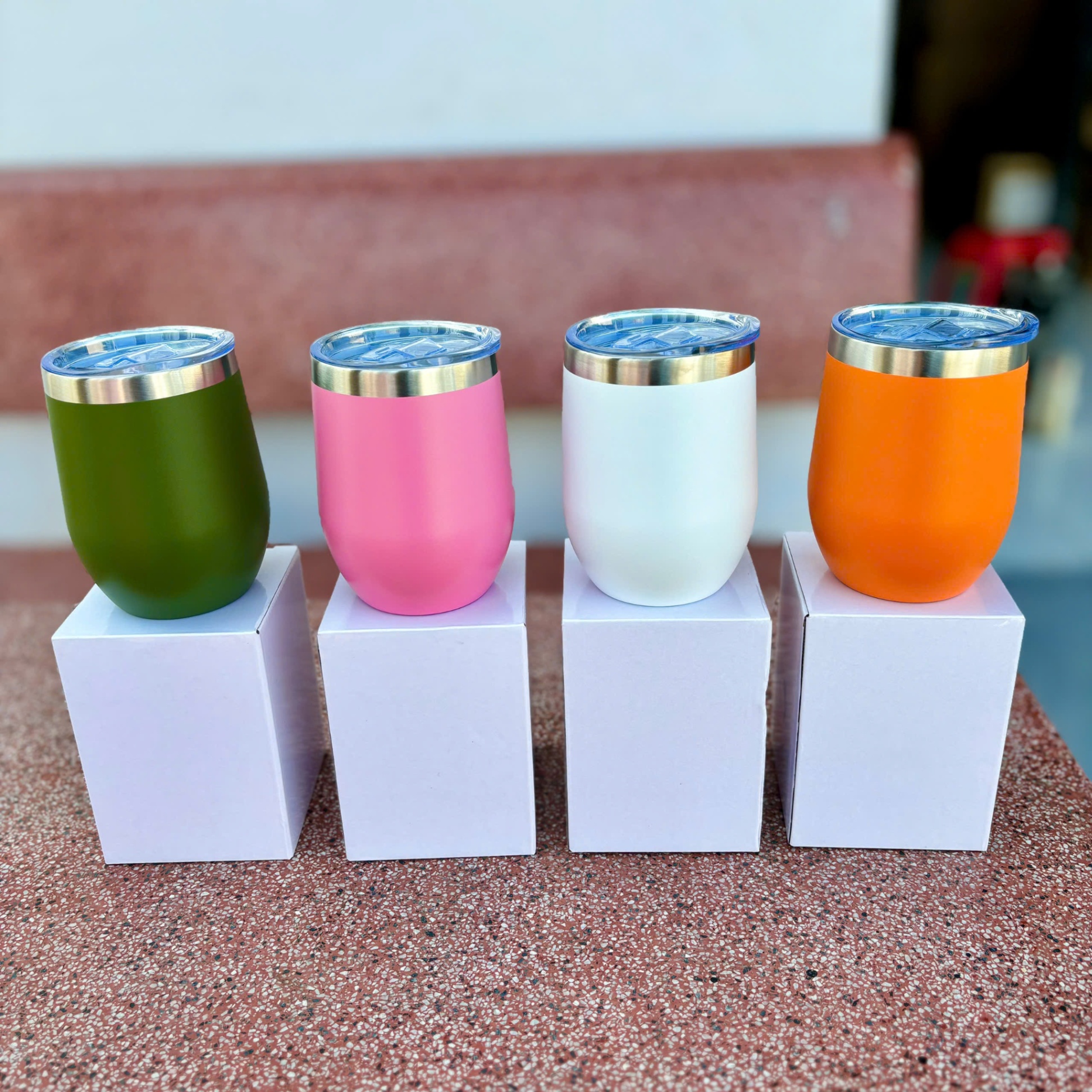 [50] Ly Giữ Nhiệt Cafe Hình Trứng 360ml