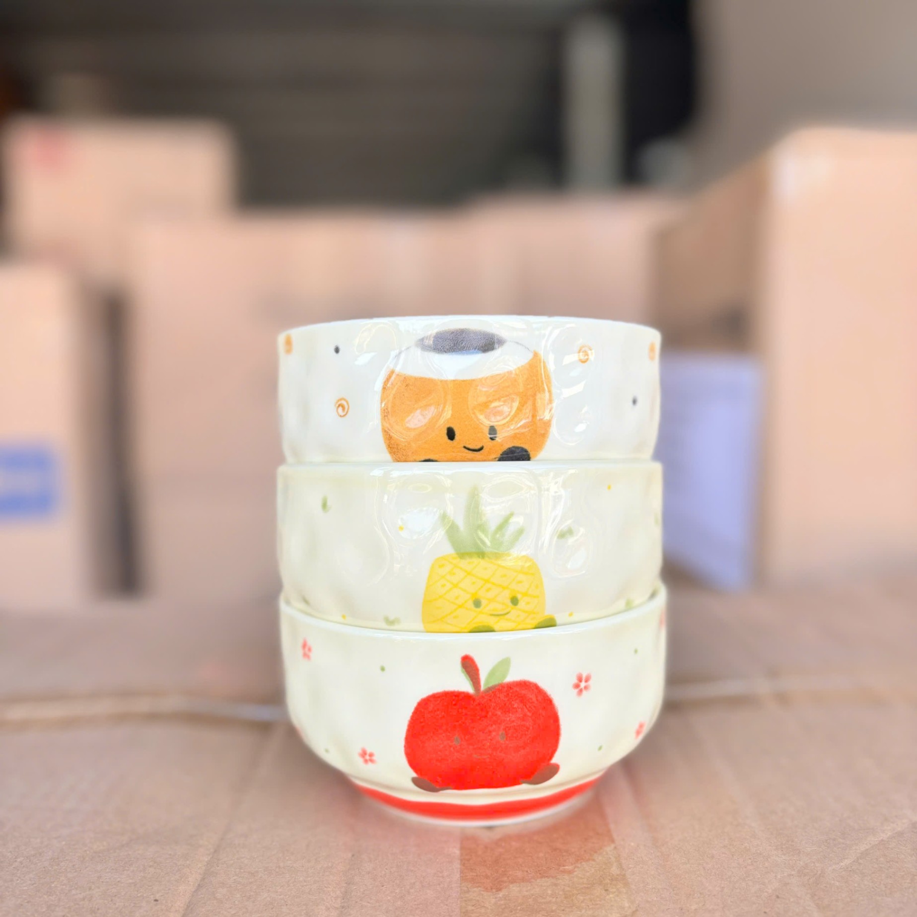 [100] Chén Sứ Trái Cây 3D 4.7inch SY18