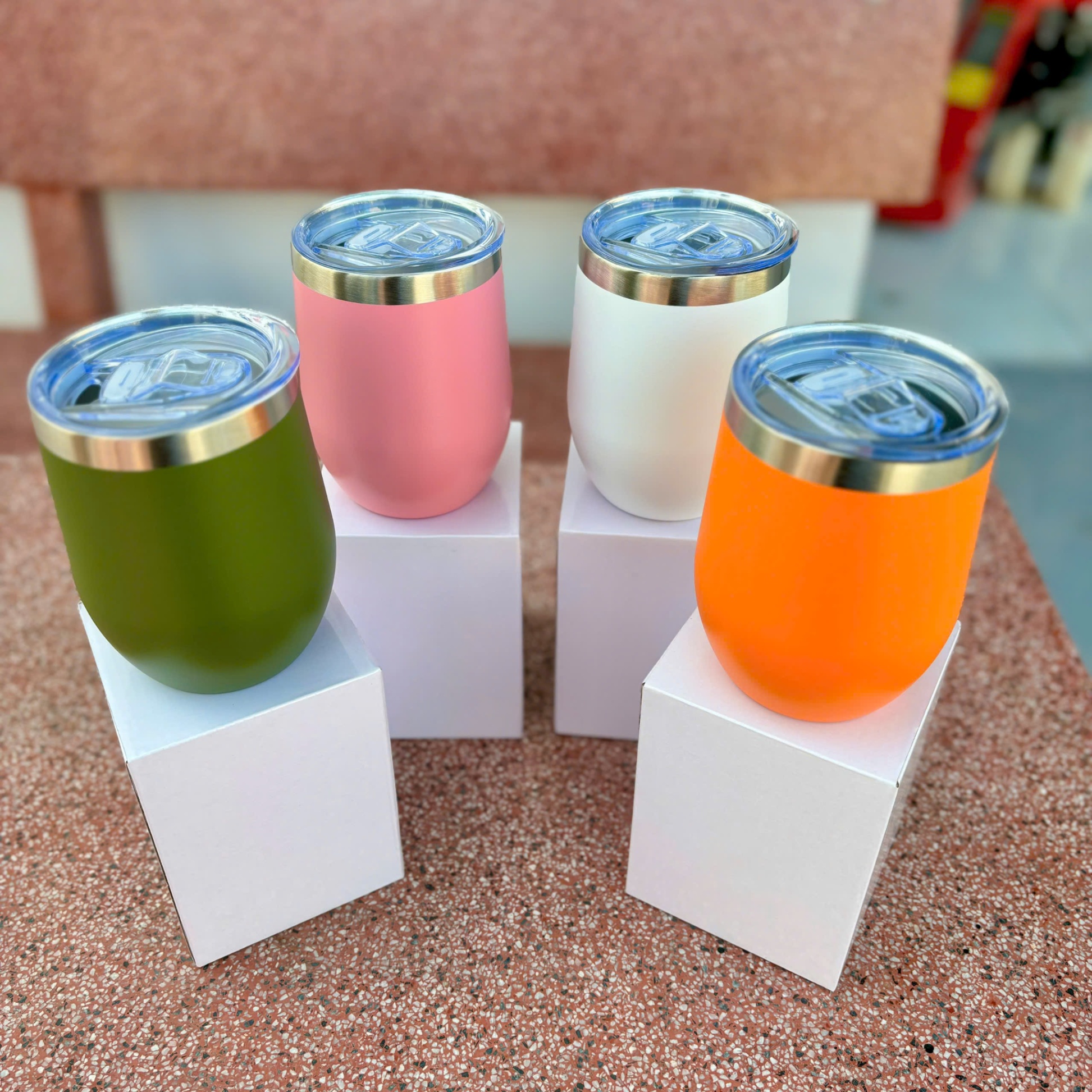 [50] Ly Giữ Nhiệt Cafe Hình Trứng 360ml