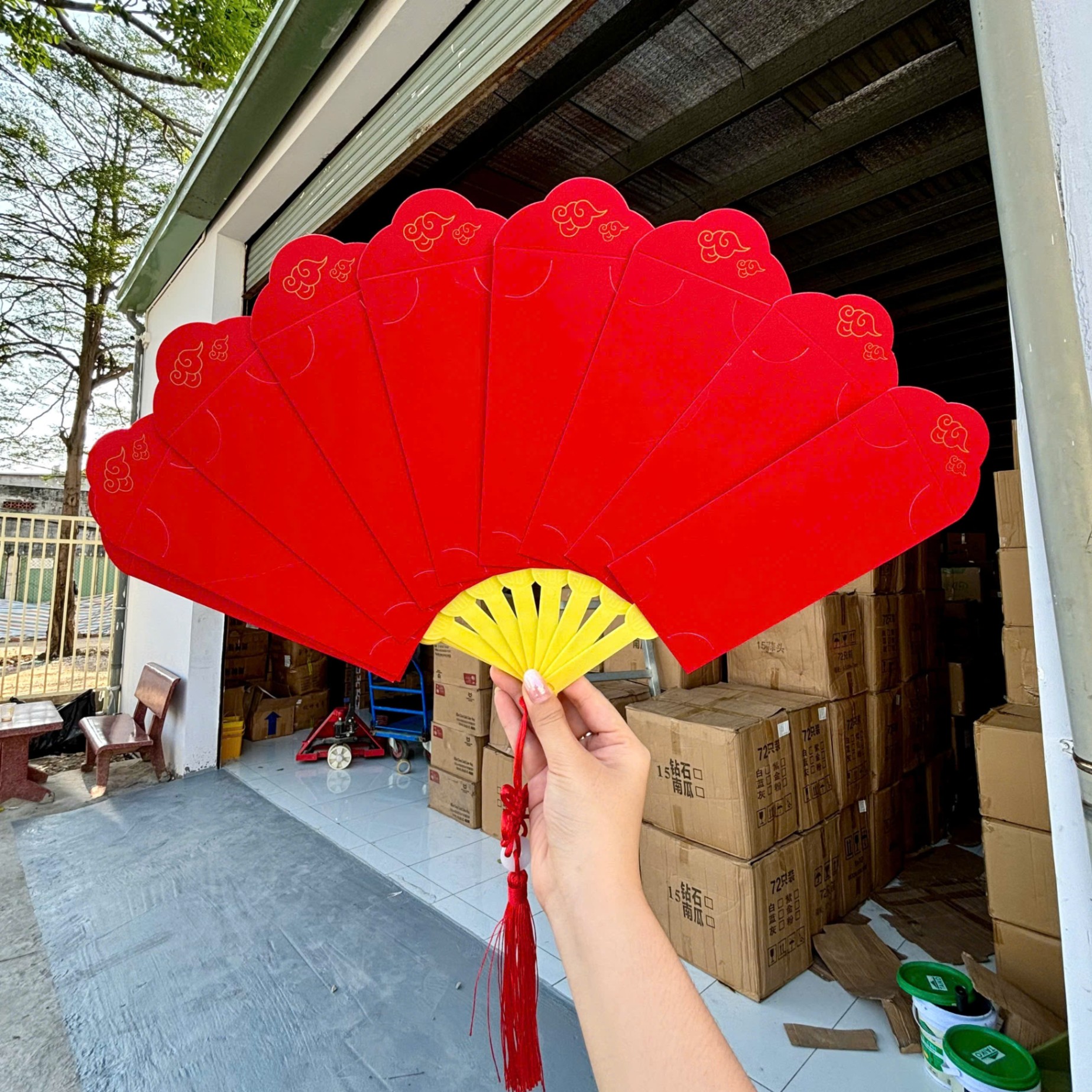 [-] Lì Xì CƯỚI HÌNH QUẠT