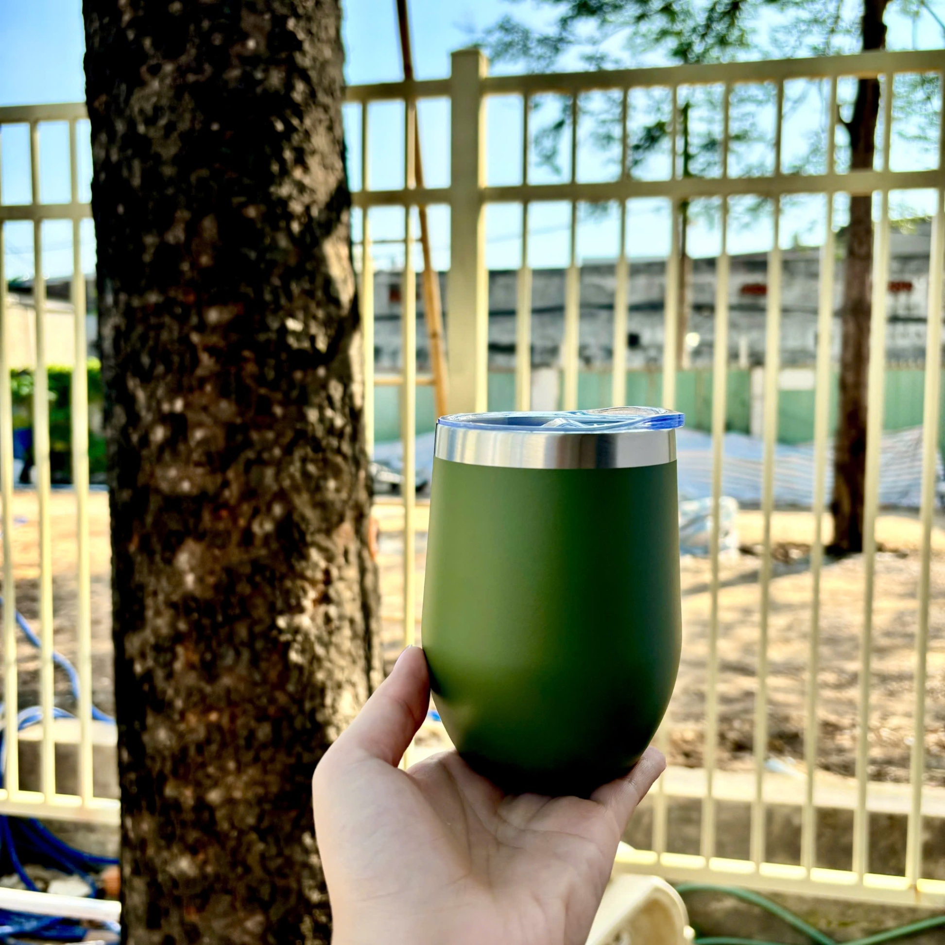 [50] Ly Giữ Nhiệt Cafe Hình Trứng 360ml