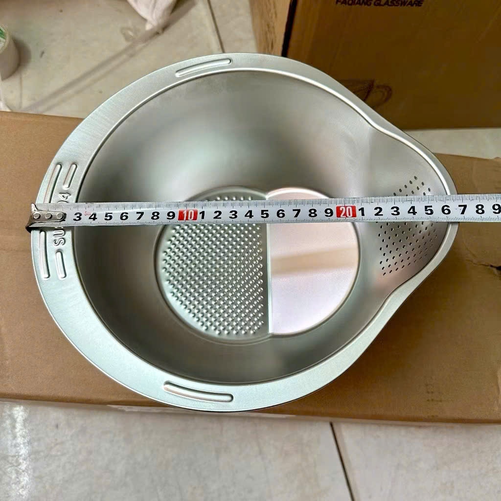 [100] Rổ Vo Gạo Inox