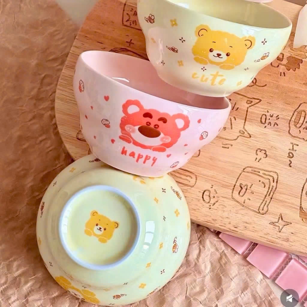 [120] Chén Sứ Hoạt Hình 4.5inch (V)