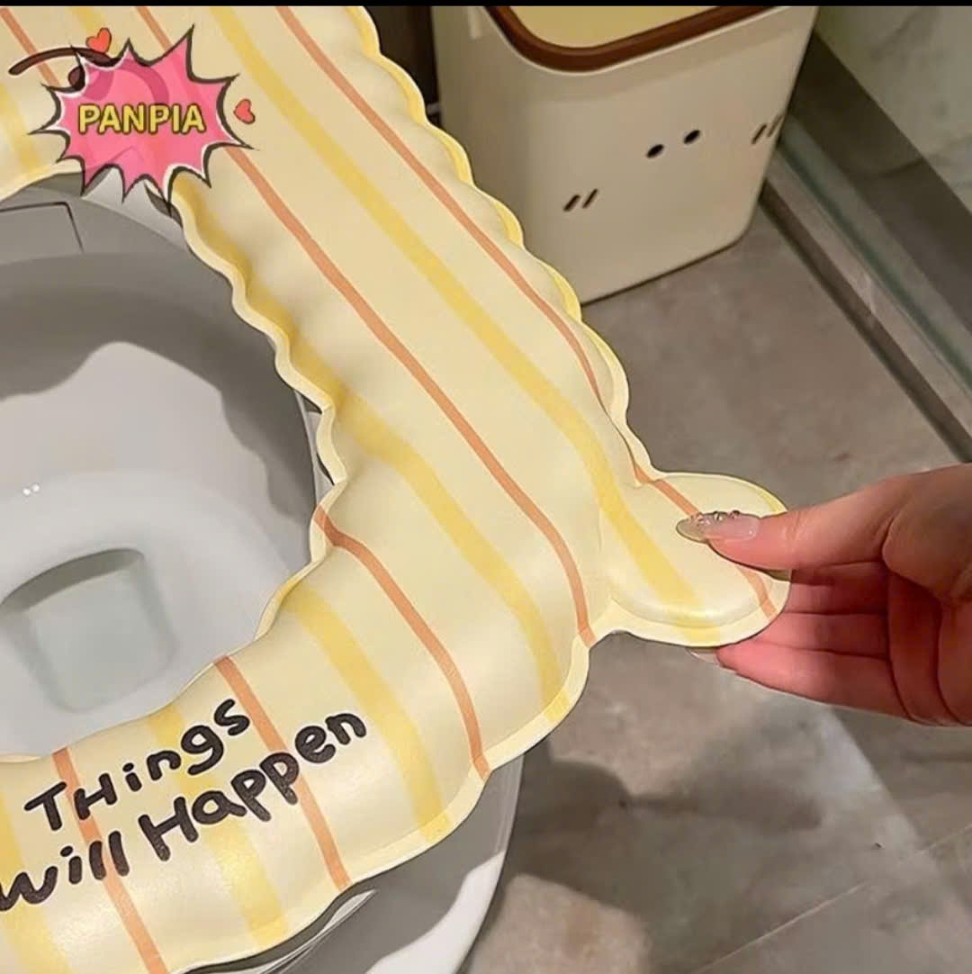 [200] Miếng Đệm Lót Bồn Cầu KẺ VUÔNG