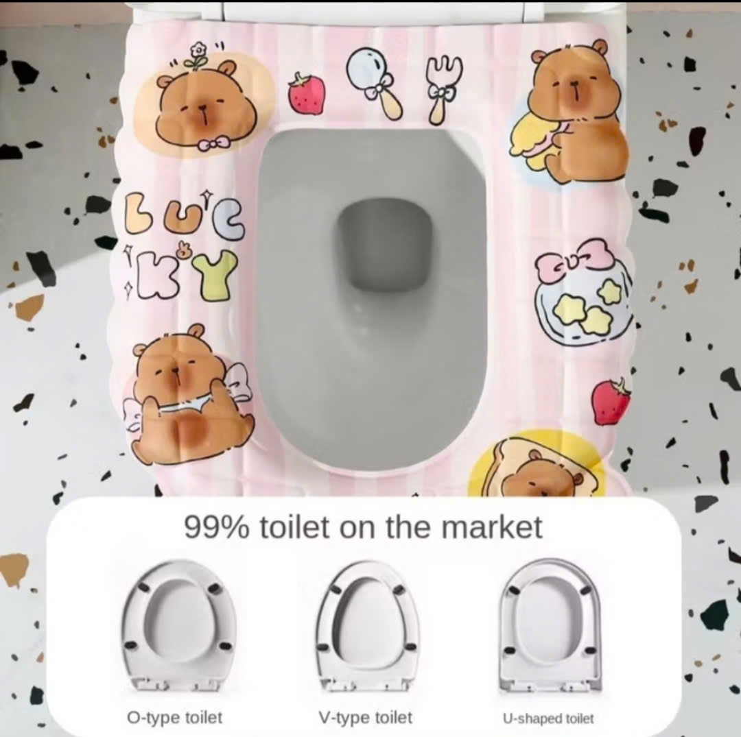 [200] Miếng Đệm Lót Bồn Cầu KẺ VUÔNG